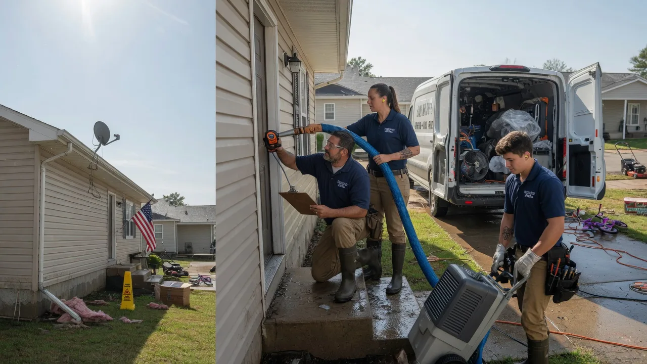 Ceiling Water Damage Restoration in Steubenville, OH near me